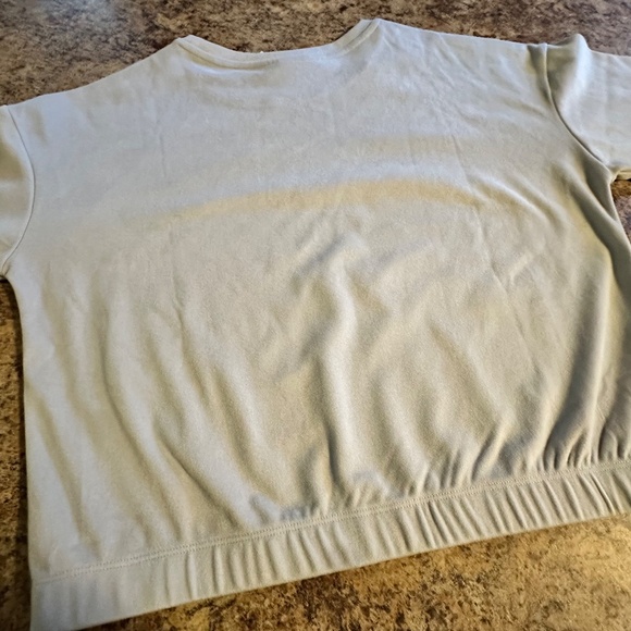 Yogalicious Lux Fleece Rib Breathless Crop Crewneck Long Sleeve Size S - Picture 5 of 5